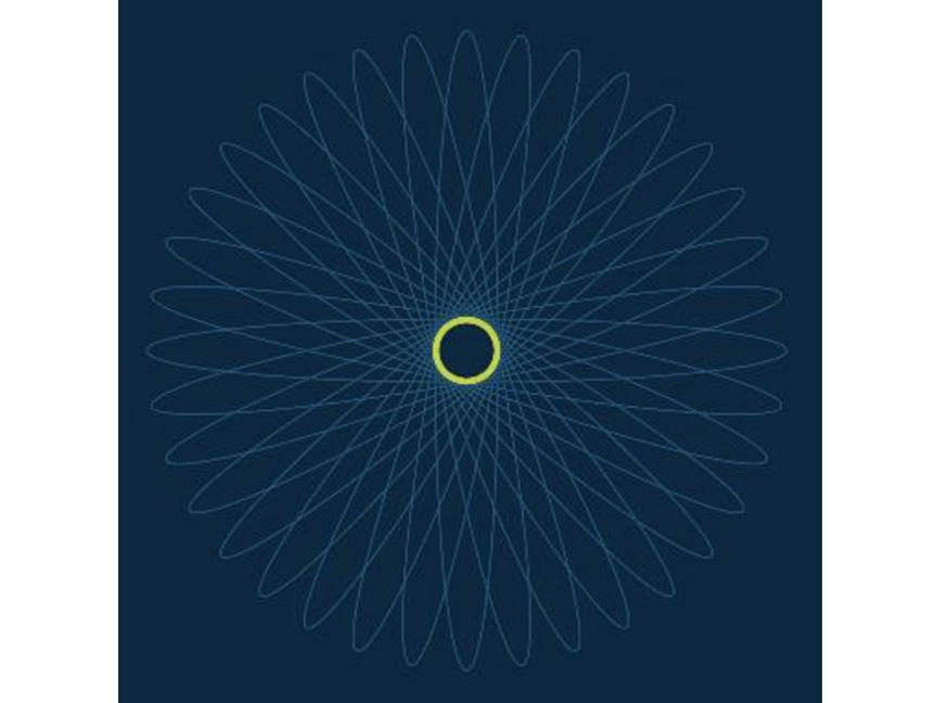 Abstract image of a starburst